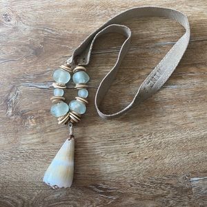 Twine and Twig Shell Necklace